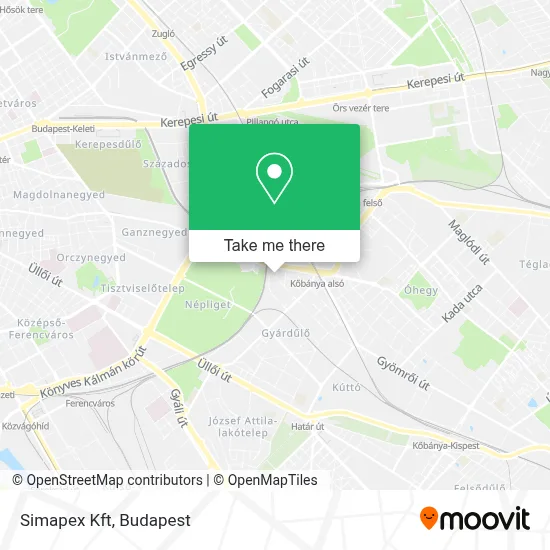 Simapex Kft map