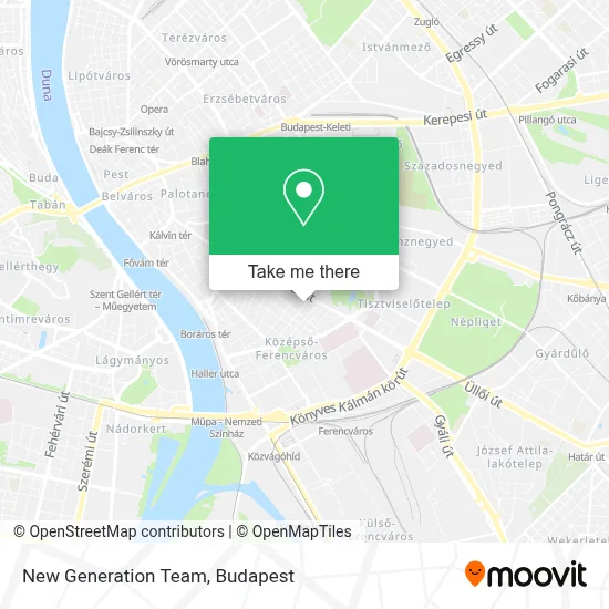 New Generation Team map