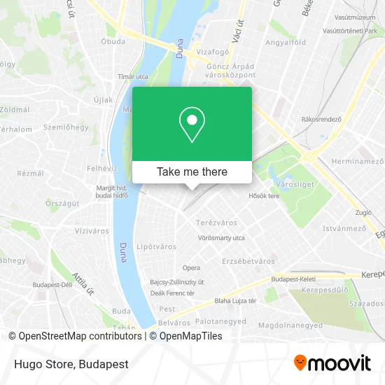 Hugo Store map