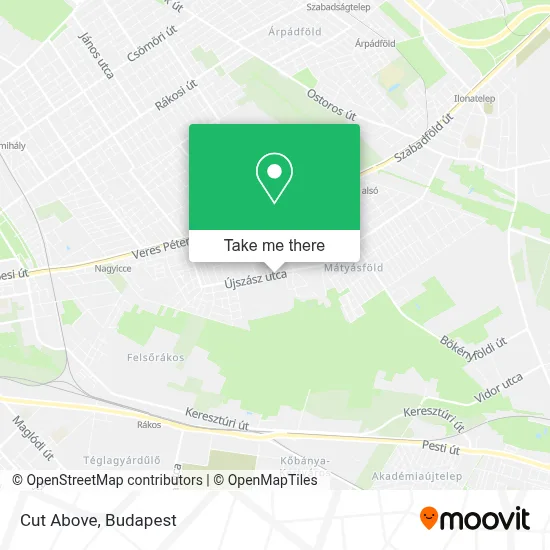 Cut Above map