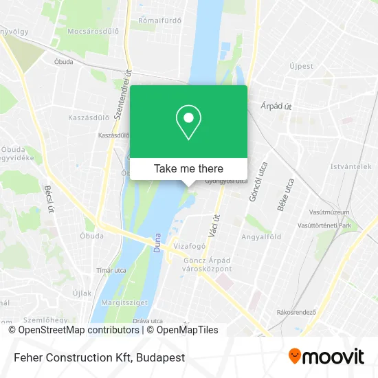 Feher Construction Kft map