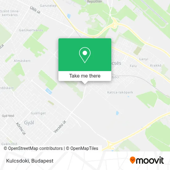 Kulcsdoki map