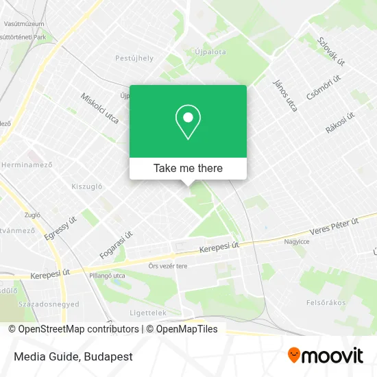 Media Guide map