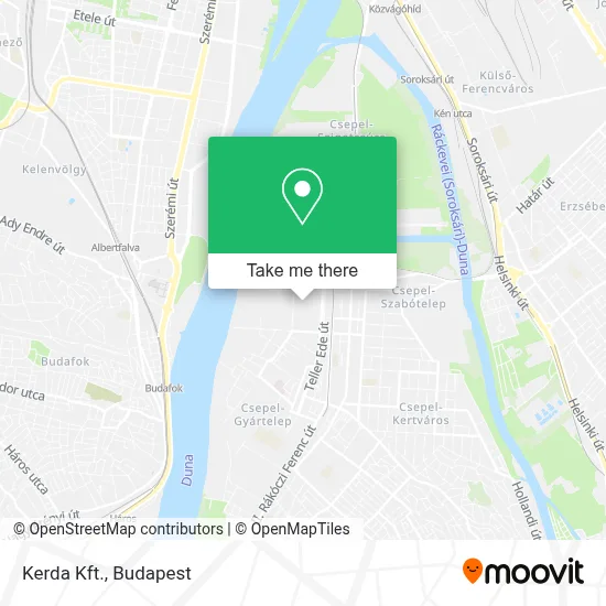 Kerda Kft. map