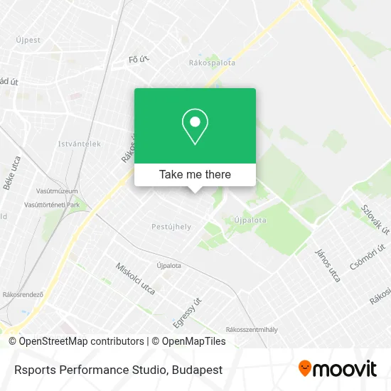 Rsports Performance Studio map