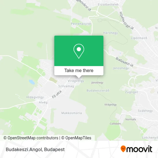 Budakeszi.Angol map