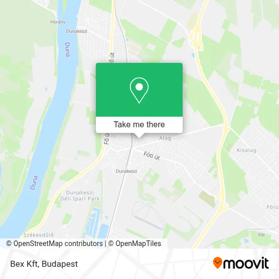 Bex Kft map