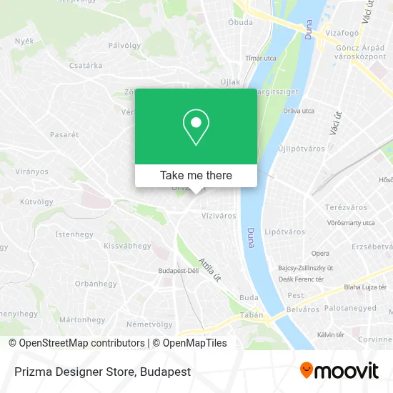 Prizma Designer Store map