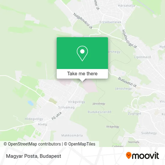 Magyar Posta map