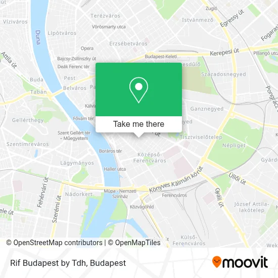 Rif Budapest by Tdh map