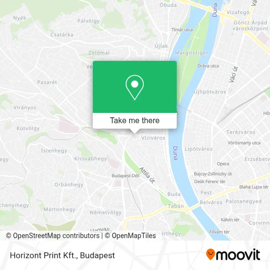 Horizont Print Kft. map
