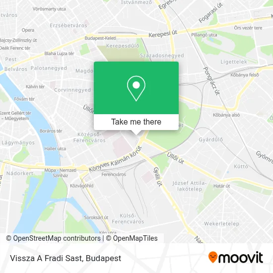 Vissza A Fradi Sast map