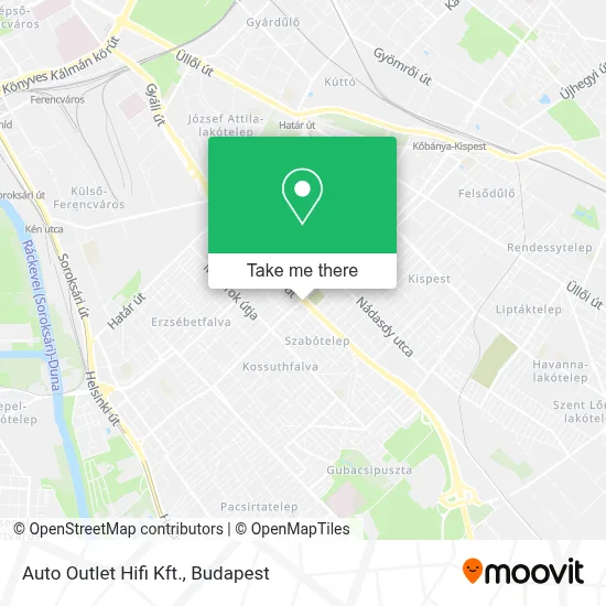 Auto Outlet Hifi Kft. map