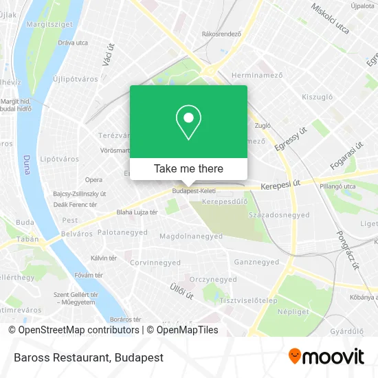 Baross Restaurant map
