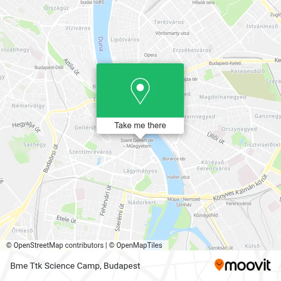 Bme Ttk Science Camp map