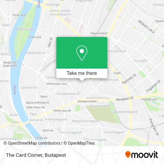 The Card Corner map