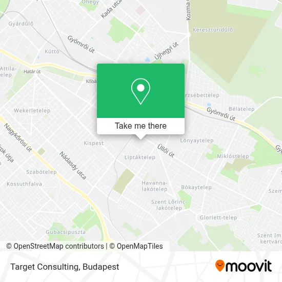 Target Consulting map
