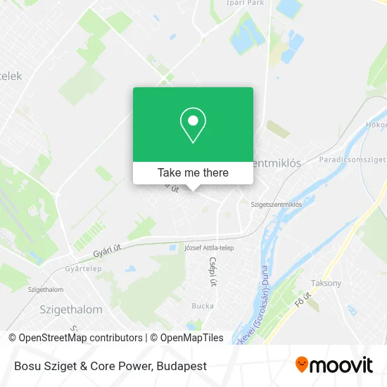Bosu Sziget & Core Power map
