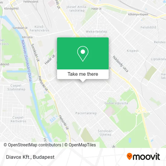 Diavox Kft. map
