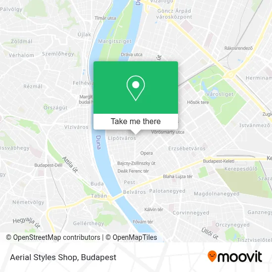 Aerial Styles Shop map