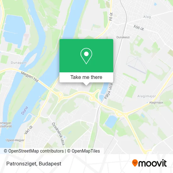 Patronsziget map