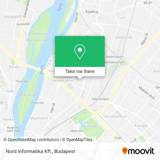 Nord Informatika Kft. map