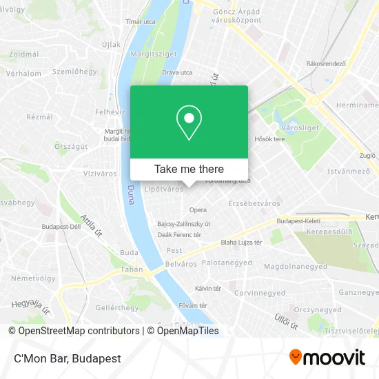 C'Mon Bar map