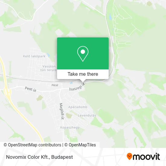 Novomix Color Kft. map