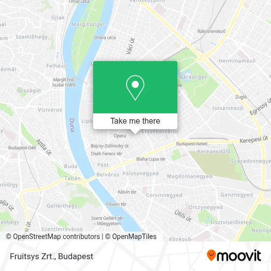 Fruitsys Zrt. map