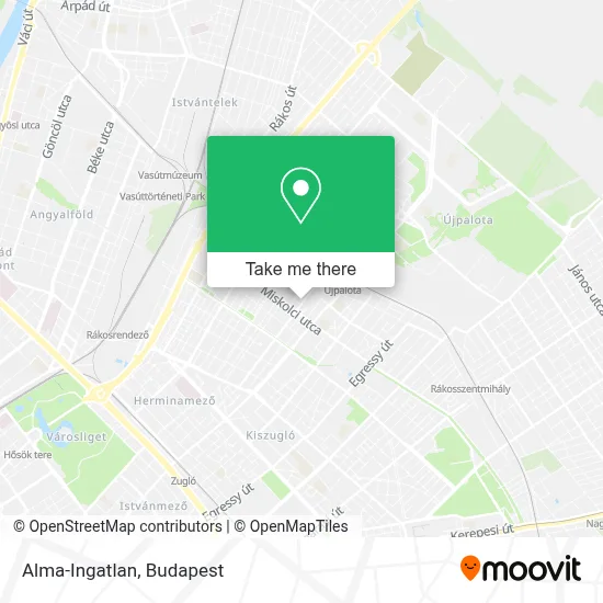 Alma-Ingatlan map