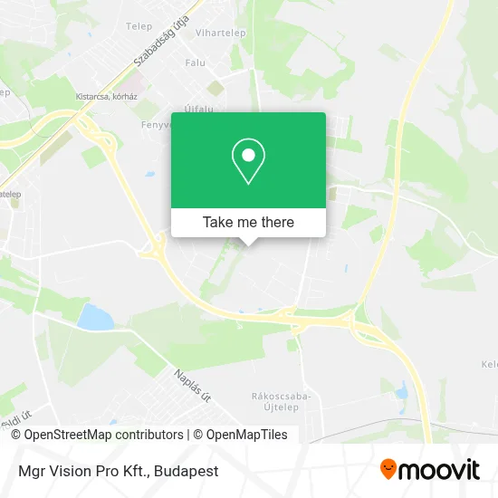 Mgr Vision Pro Kft. map