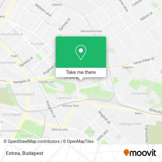 Estrea map
