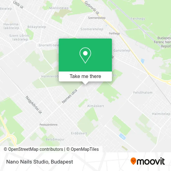 Nano Nails Studio map