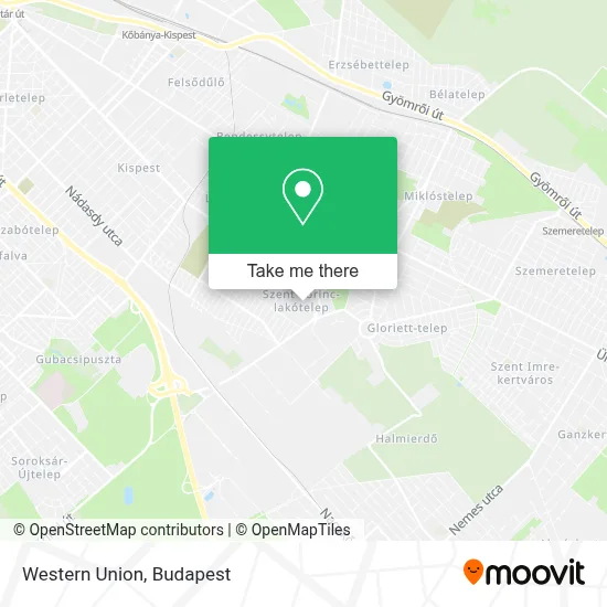 Western Union map
