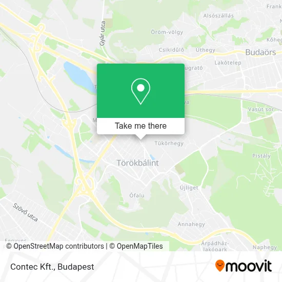 Contec Kft. map