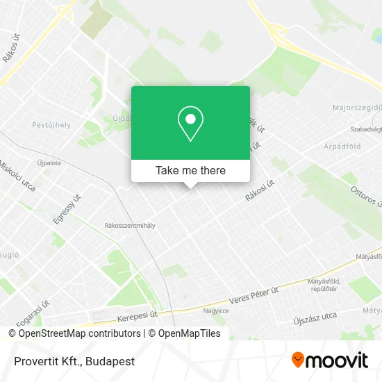 Provertit Kft. map