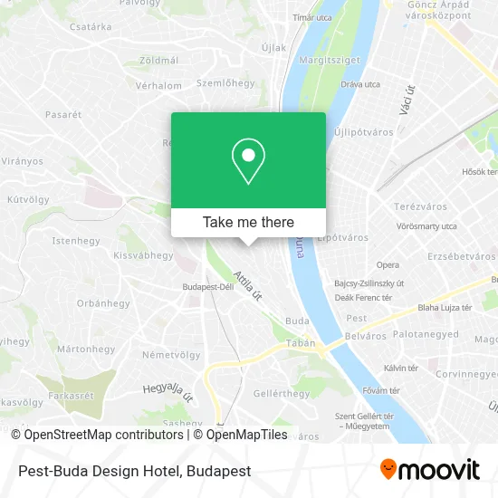 Pest-Buda Design Hotel map