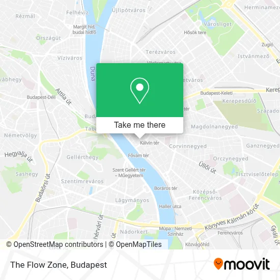 The Flow Zone map