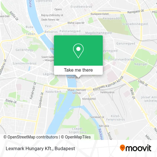 Lexmark Hungary Kft. map