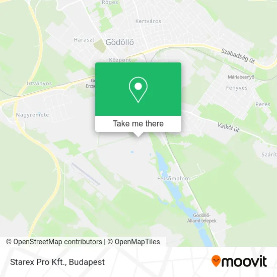 Starex Pro Kft. map