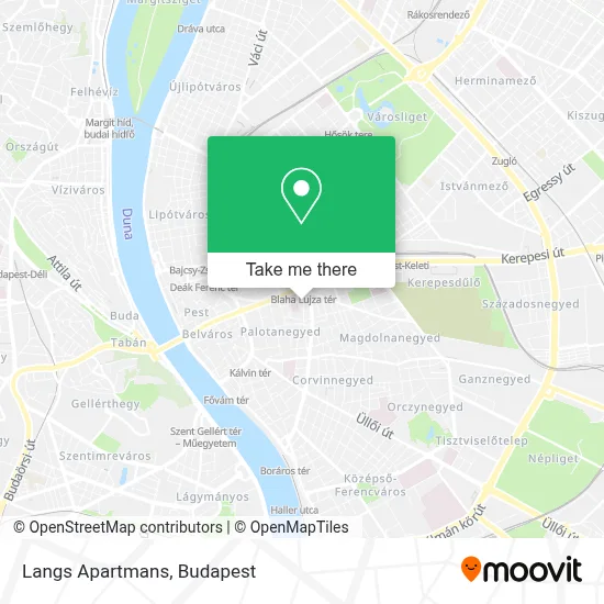 Langs Apartmans map