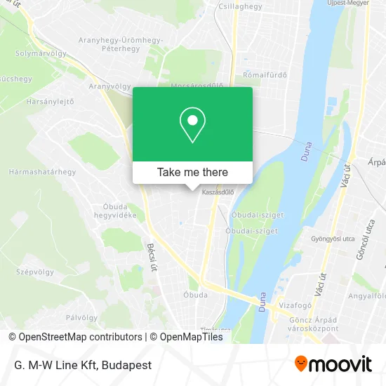 G. M-W Line Kft map