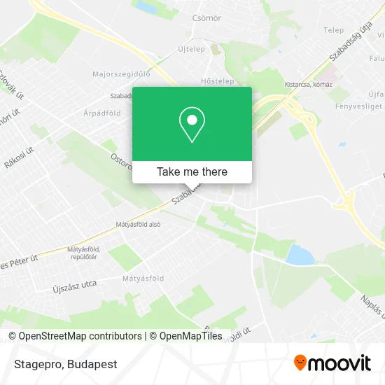 Stagepro map