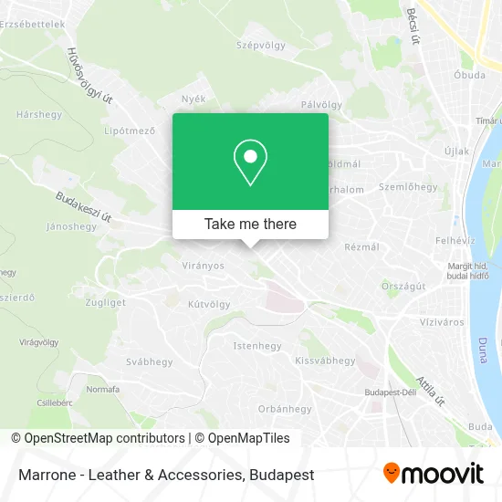 Marrone - Leather & Accessories map