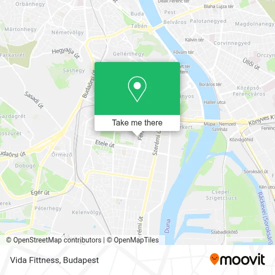Vida Fittness map