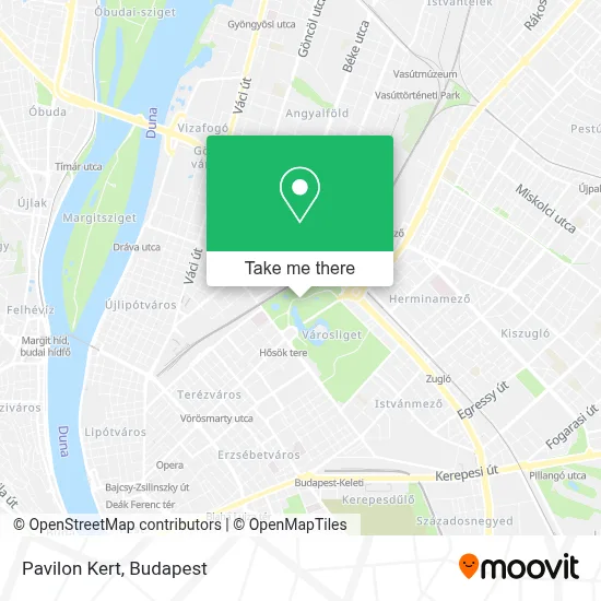 Pavilon Kert map