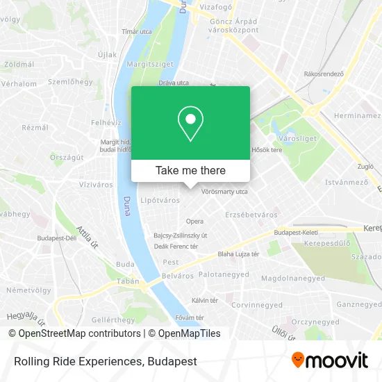 Rolling Ride Experiences map