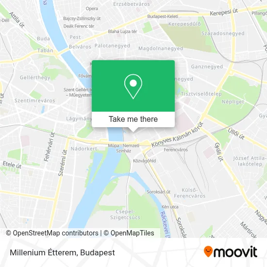 Millenium Étterem map