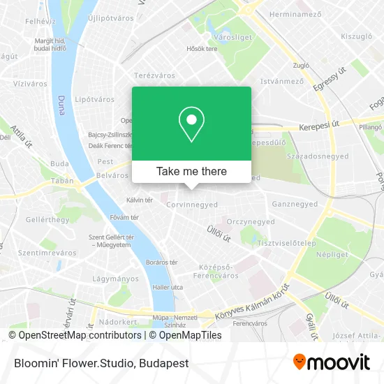 Bloomin' Flower.Studio map