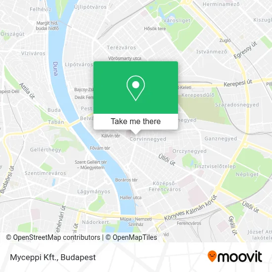 Myceppi Kft. map